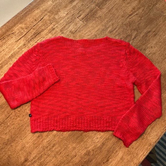 WILLIAM RAST Red Cropped Sweater S - Picture 2 of 7